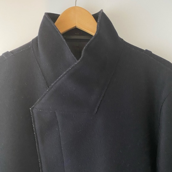 ALLSAINTS WOOL TRENCH (Euro 42 - Large) - Picture 3 of 4